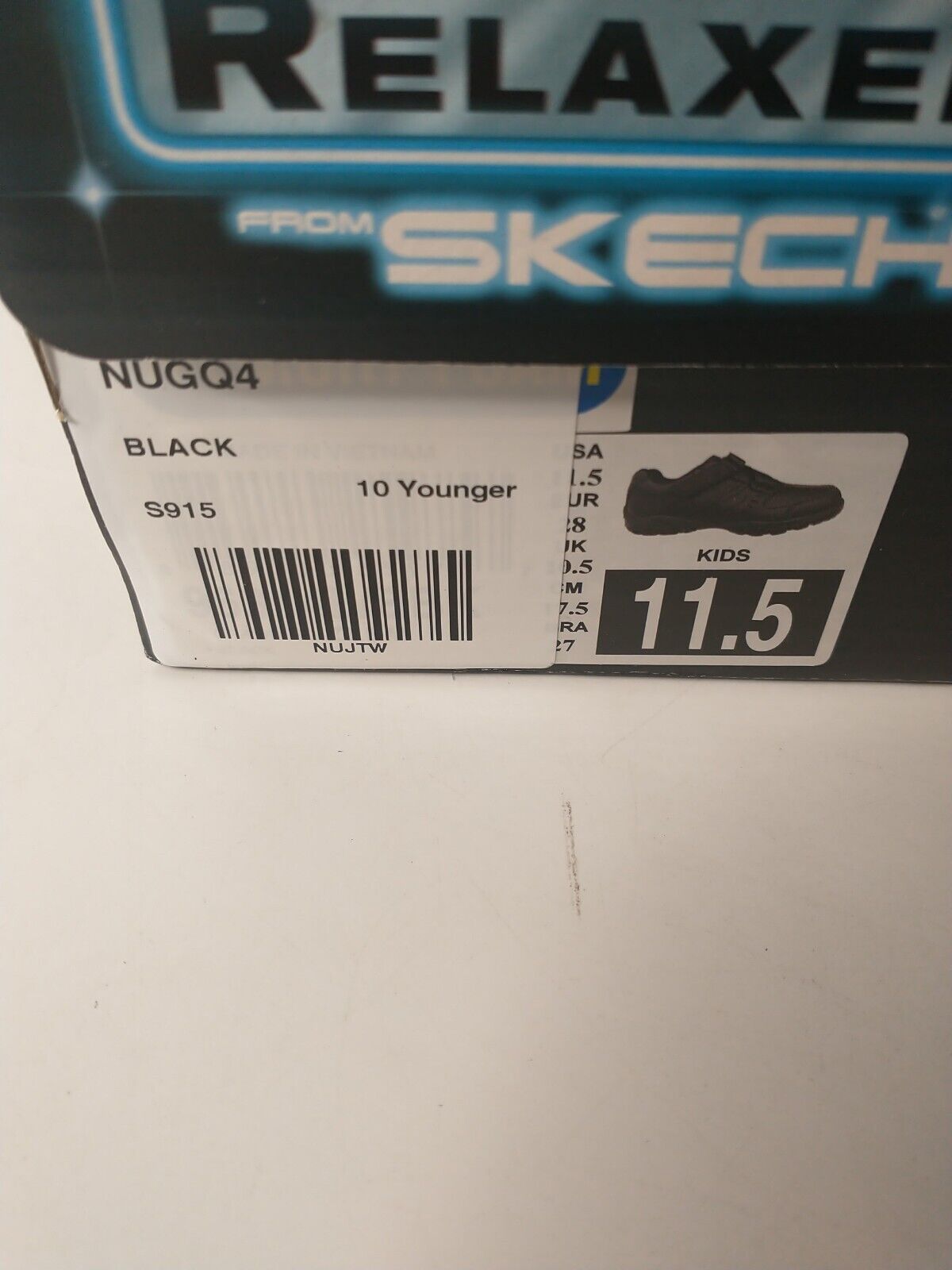 Sketchers Lightweight Kids Grambler Strap Shoes-Black. UK Kids 10.5 **** Ref VS2