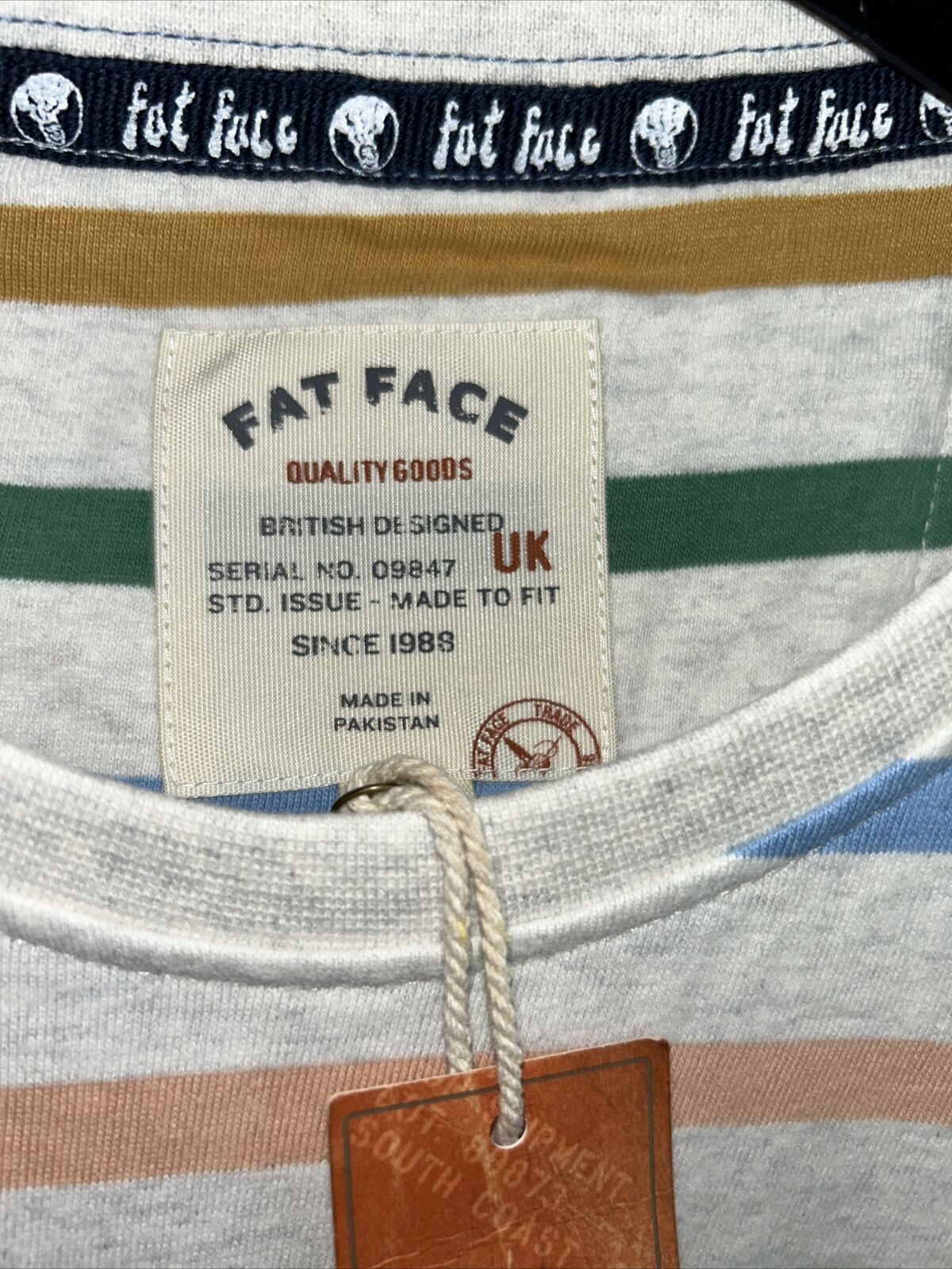 Fatface Womens Stripe T-Shirt. UK Small **** Ref V391