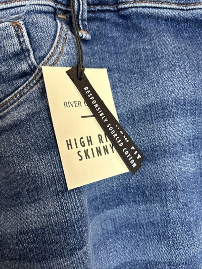 River Island High Rise Skinny Womens Jeans. Size 28