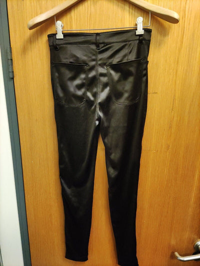 Monki Daniella Trousers. Black. UK Size 10. Ref A1