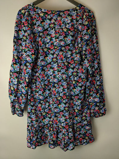 Nobodys Child Brioney Floral Blue Florence Mini Dress Size 8 **** V285