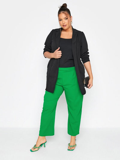 Yours Wide Leg Jade Green Trouser Size 26 **** V30T