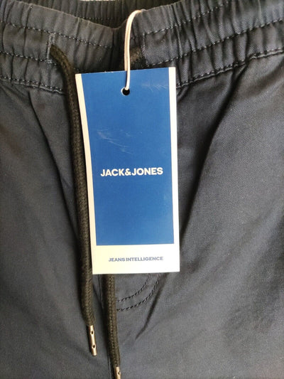 Jack & Jones Navy Chino Cuffed Legs. UK 2XL . ****V208