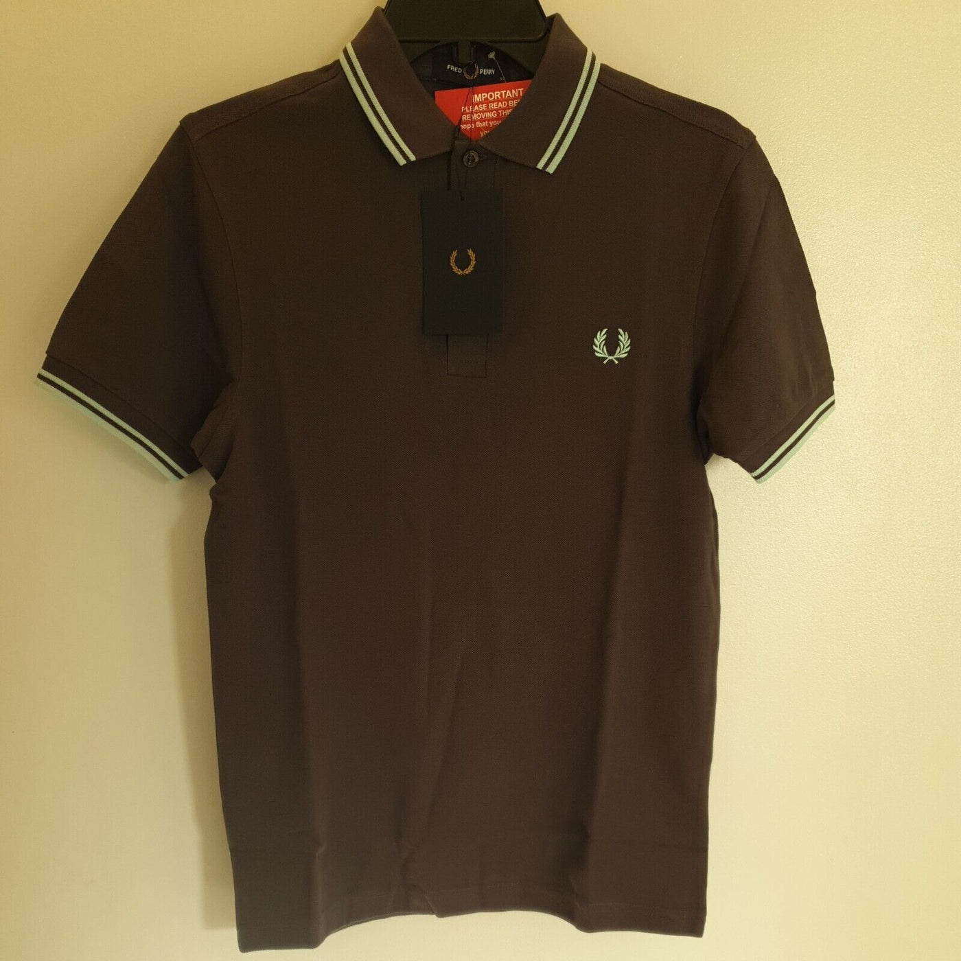 Fred Perry Polo T-shirt. UK XS