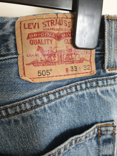 levis 505 regular fit jeans W33 L32 Ref B5