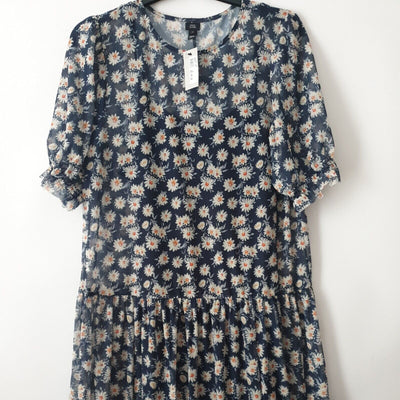 River Island Floral Print Dress Uk16****Ref V329