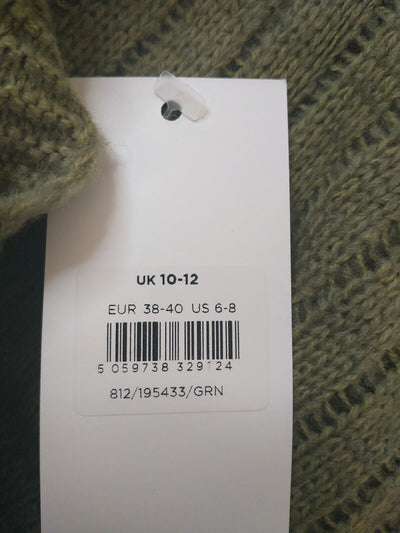 Long Tall Sally Longline Cardigan - Green - UK 10/12 **** Ref V214