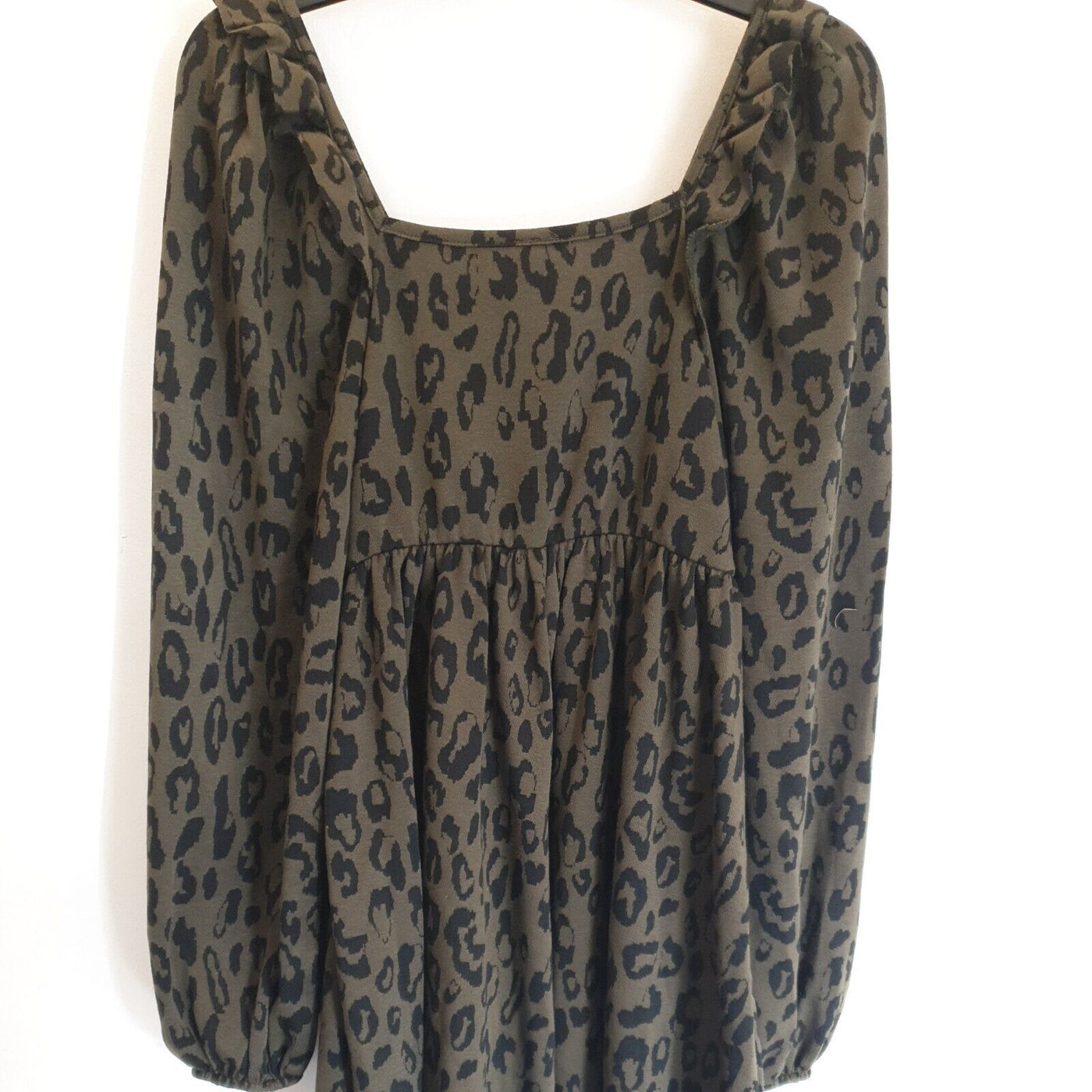 River Island Khaki Animal Print Dress Size 10****Ref V275