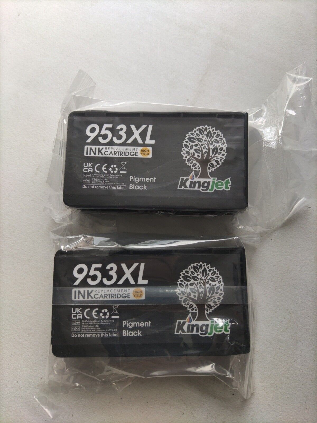 Compatible HP 953XL High Capacity Black Ink CartridgeS X2. Ref T3
