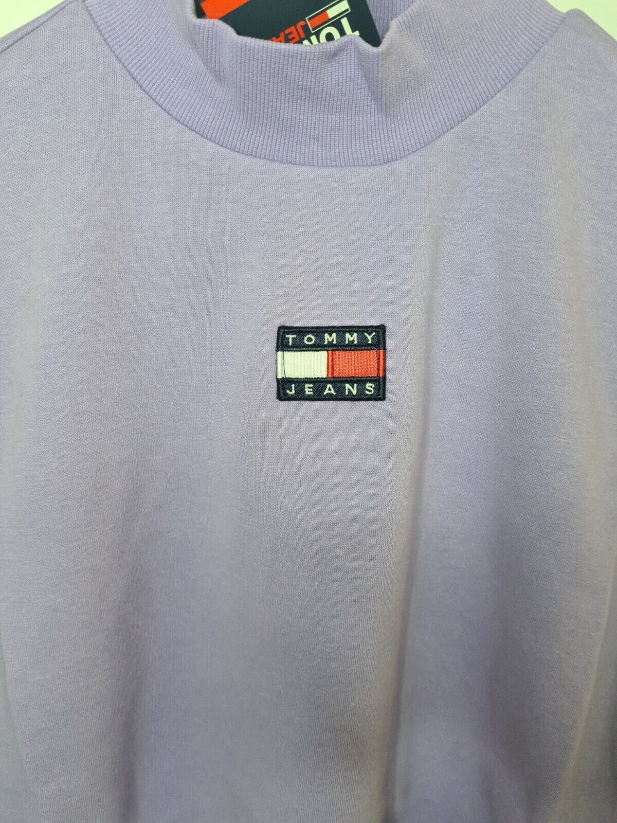 Tommy Hilfiger TJW Relaxed Badge Mockneck T-Shirt Size XXSmall **** V26