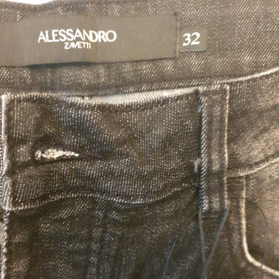 Alessandro Sebastiano Slim Jeans Black Wash Size M ****Ref V103