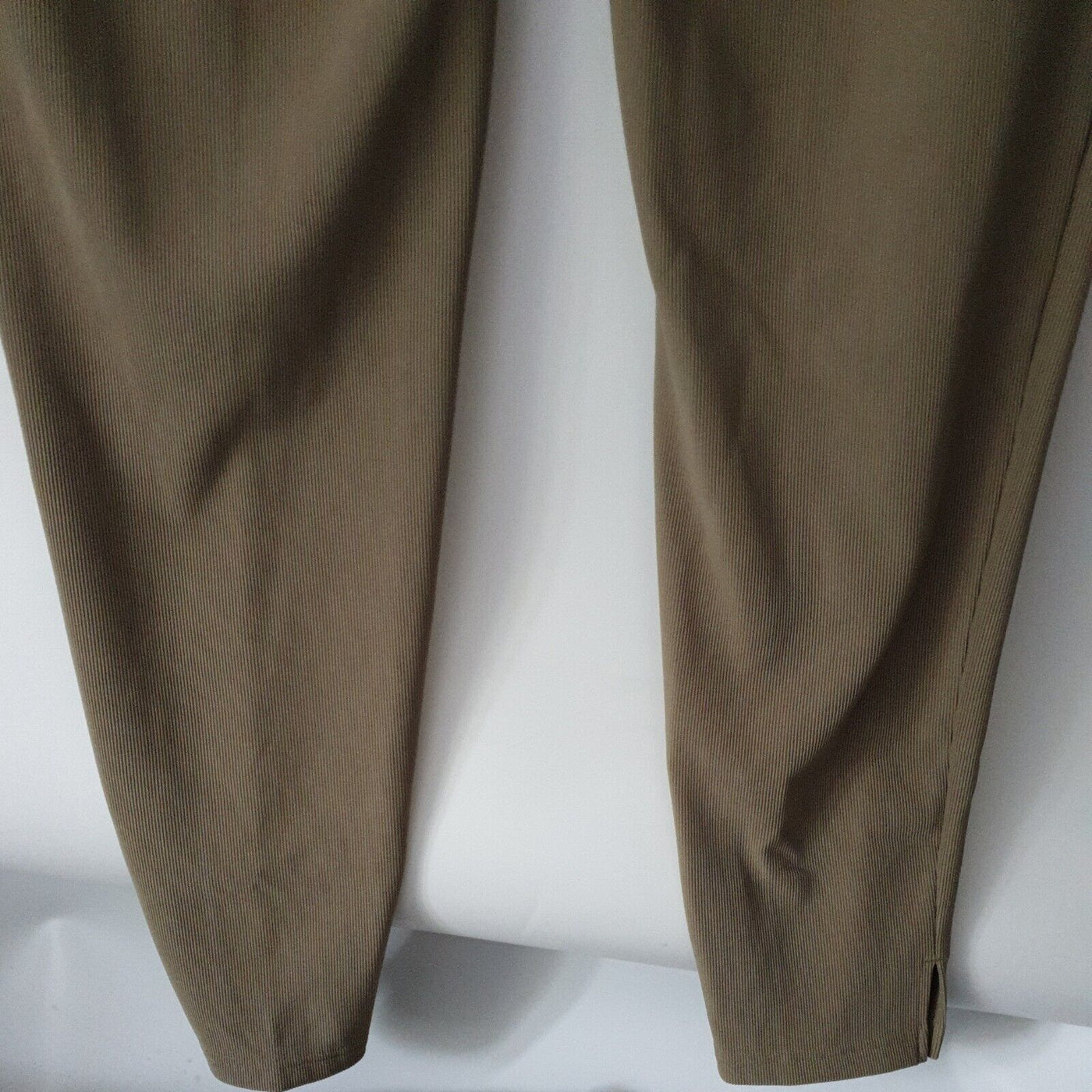 Long Tall Sally Sage Green Stretch Ribbed Slim Leg Trouser Uk16****Ref V65