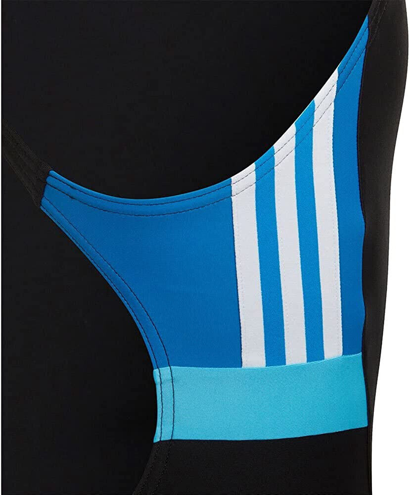 Adidas Girl's Yg Cb 3s Suit Black Swimsuit Size 7-8 Years **** V353