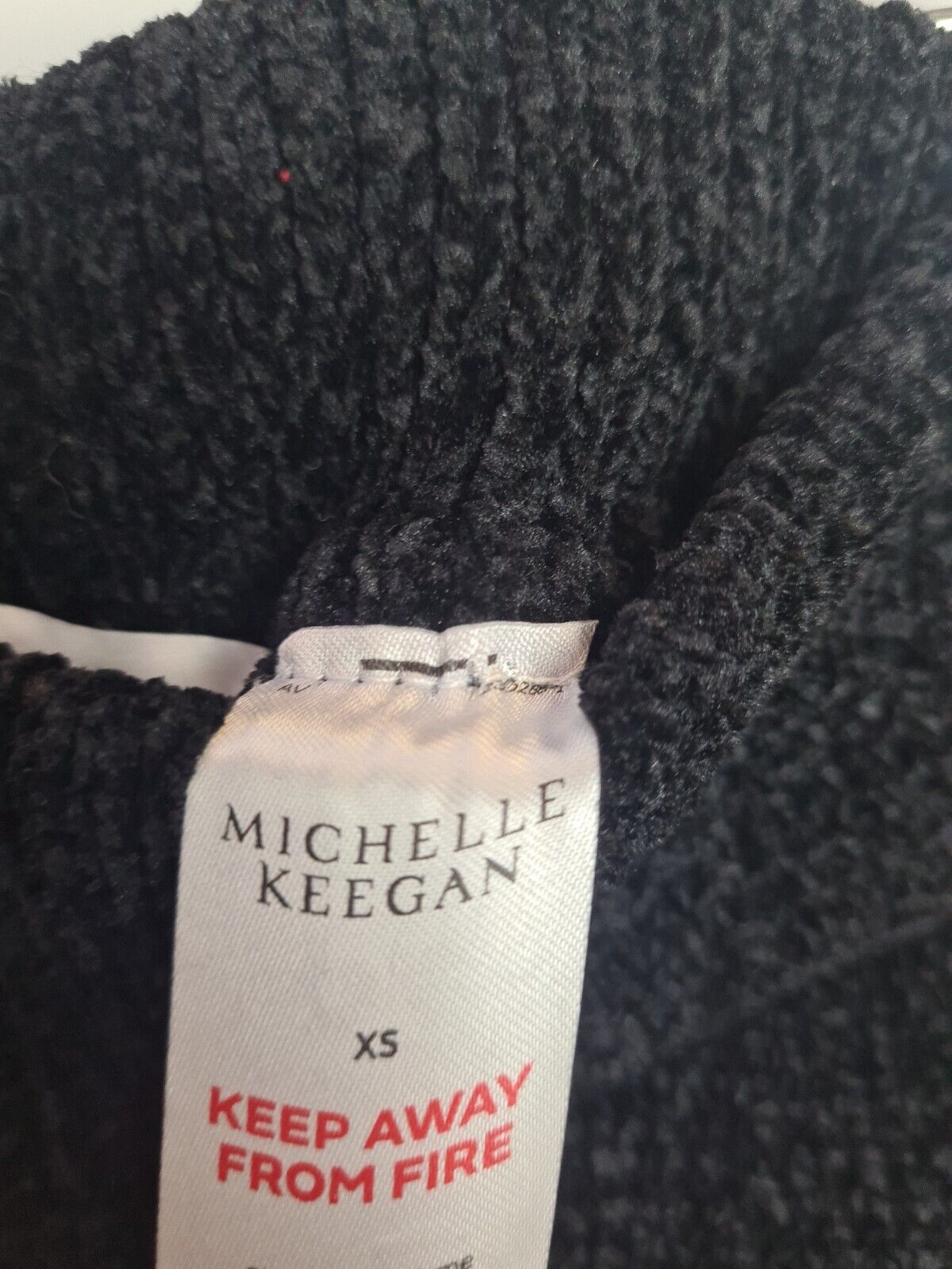 Michelle Keegan Chenille Black Leggings Size XSmall **** V57