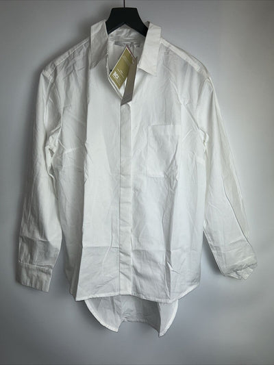 Michelle Keegan Oversized Shirt Long Sleeve - White. UK 10 ****Ref V255