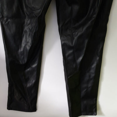 Yours Black PU Trousers waistband Size 20****Ref V57