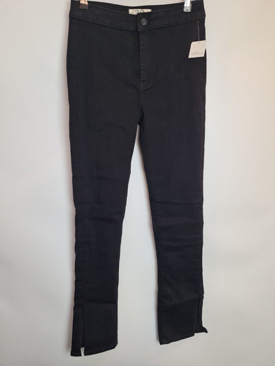 We The Free Riley Slit Skinny Black Jeans Size 29 **** V350