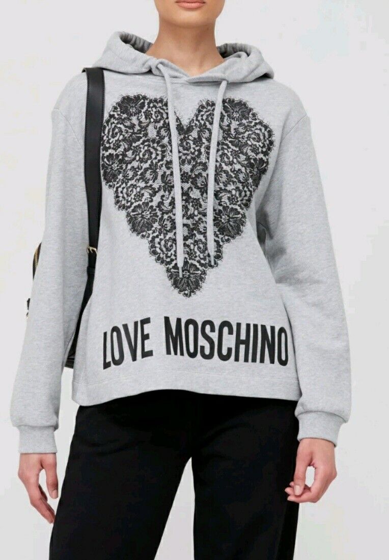 Moschino Grey Hoodie Uk10****Ref V536