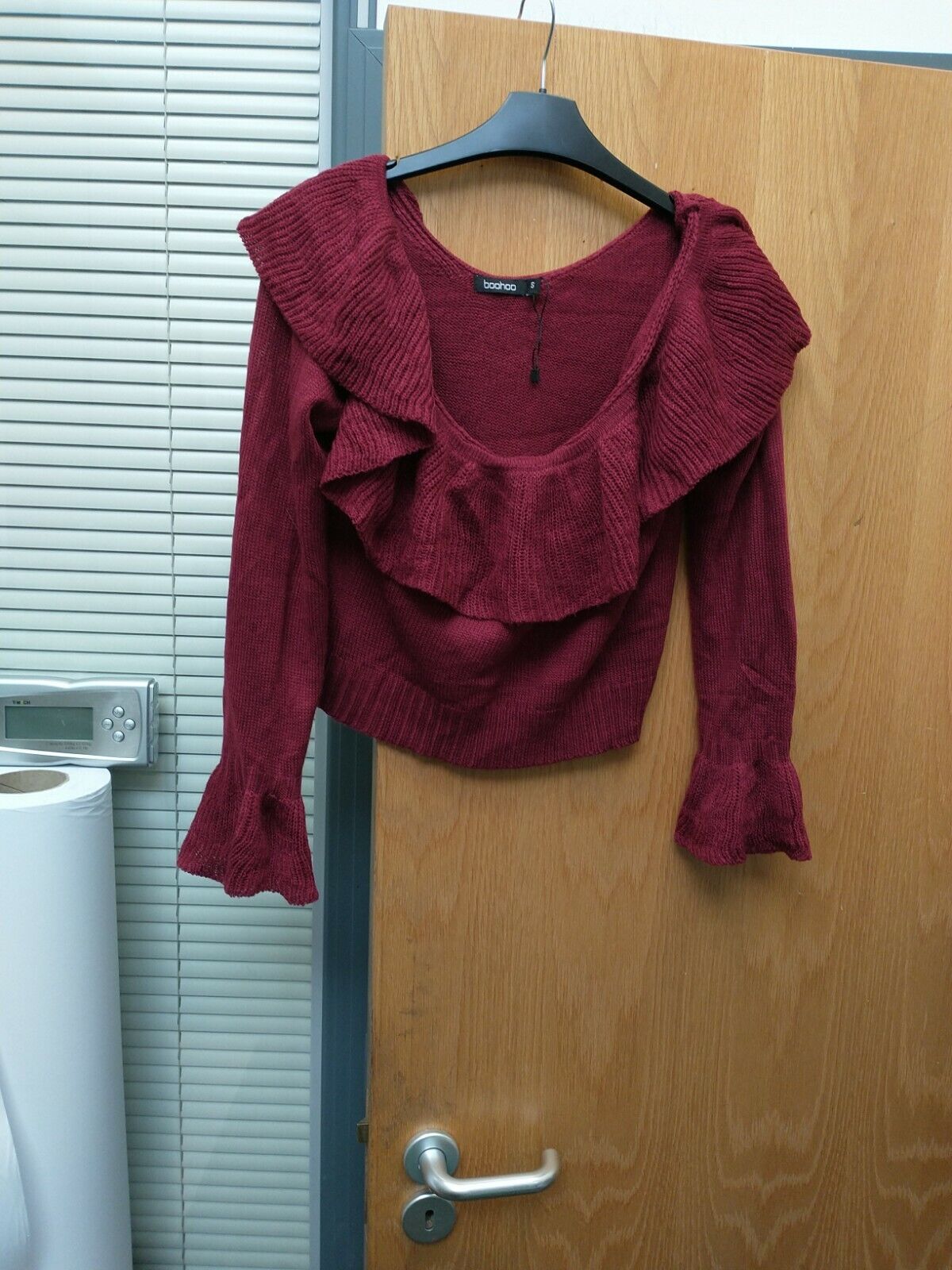 Boohoo Ladies Size Small Plum Jumper. New But No Packaging..Ref Xbox 1