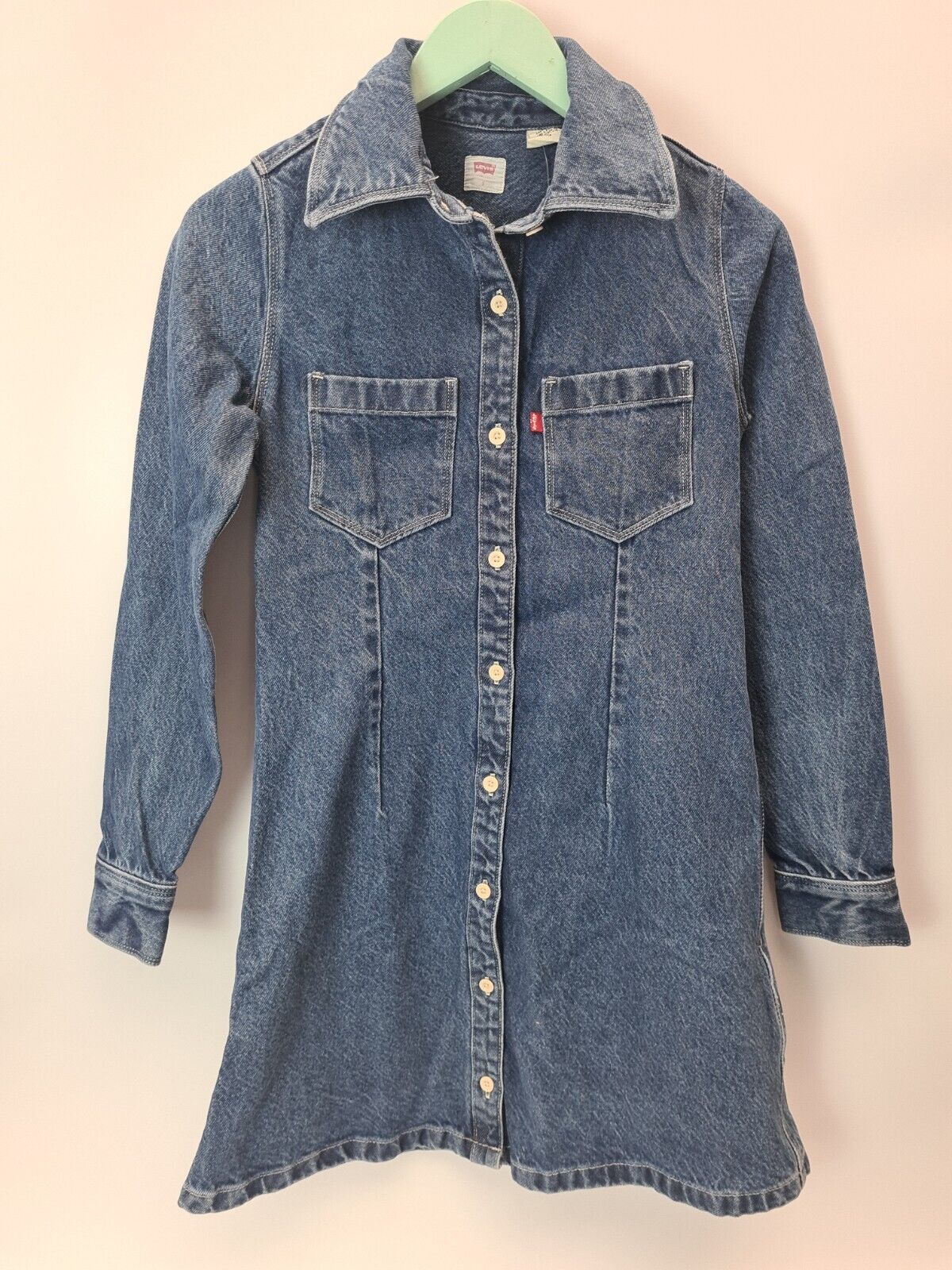 Levi's Sabine Mini Denim Dress Size UK XS **** V268