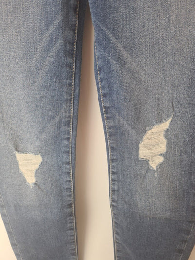 Michelle Keegan Blue Distressed Jeans Size UK 6 **** V459