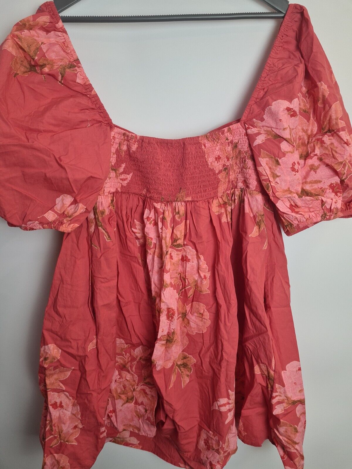 Free People Peony Babydoll Pink Dress Size Medium **** V231