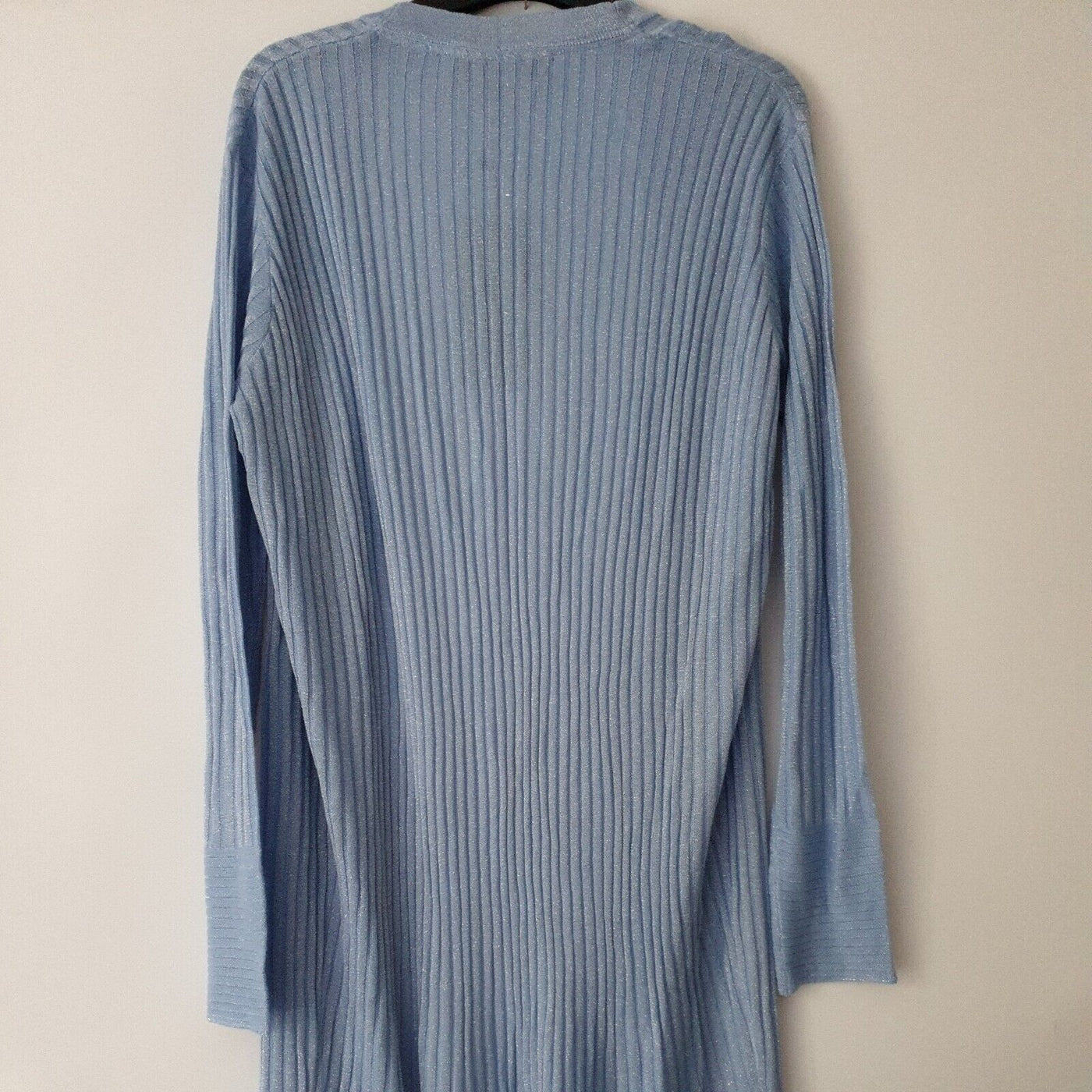 Sosandar Cardigan Long Pastel Blue Size S****Ref V65