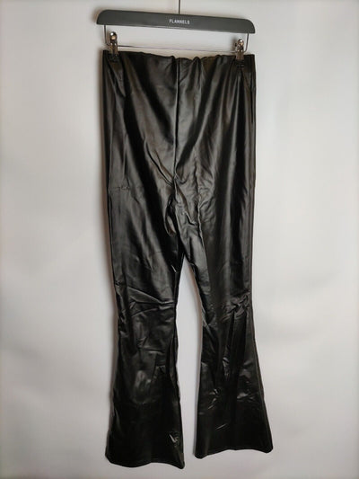 River Island PVC Leggings. Black. UK 12. **** Ref V73