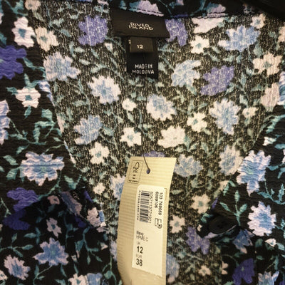 River Island Floral Dress Size 12 long-sleeve****Ref V77