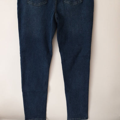 Missguided Classic Straight Leg Clean Wash Jeans Blue Uk12****Ref V342