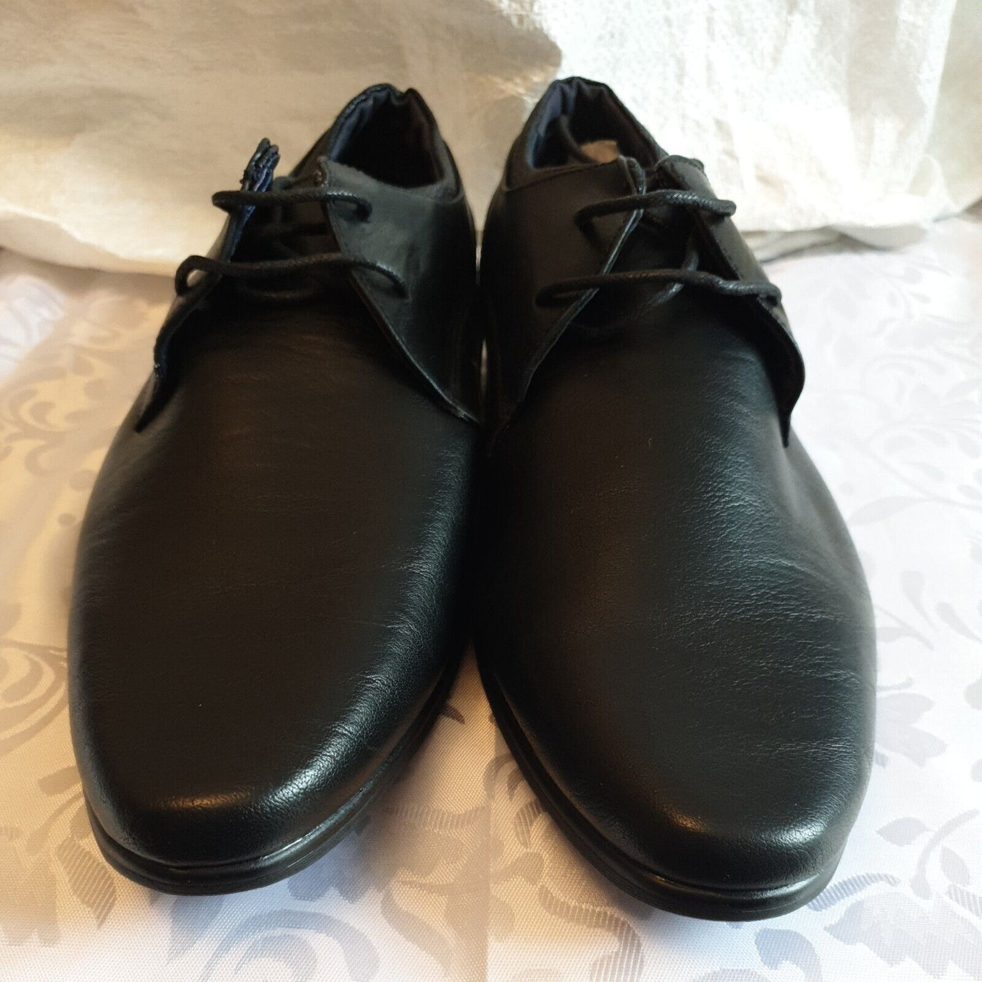 Mens River Island Black Lace Up Shoes****Ref V7