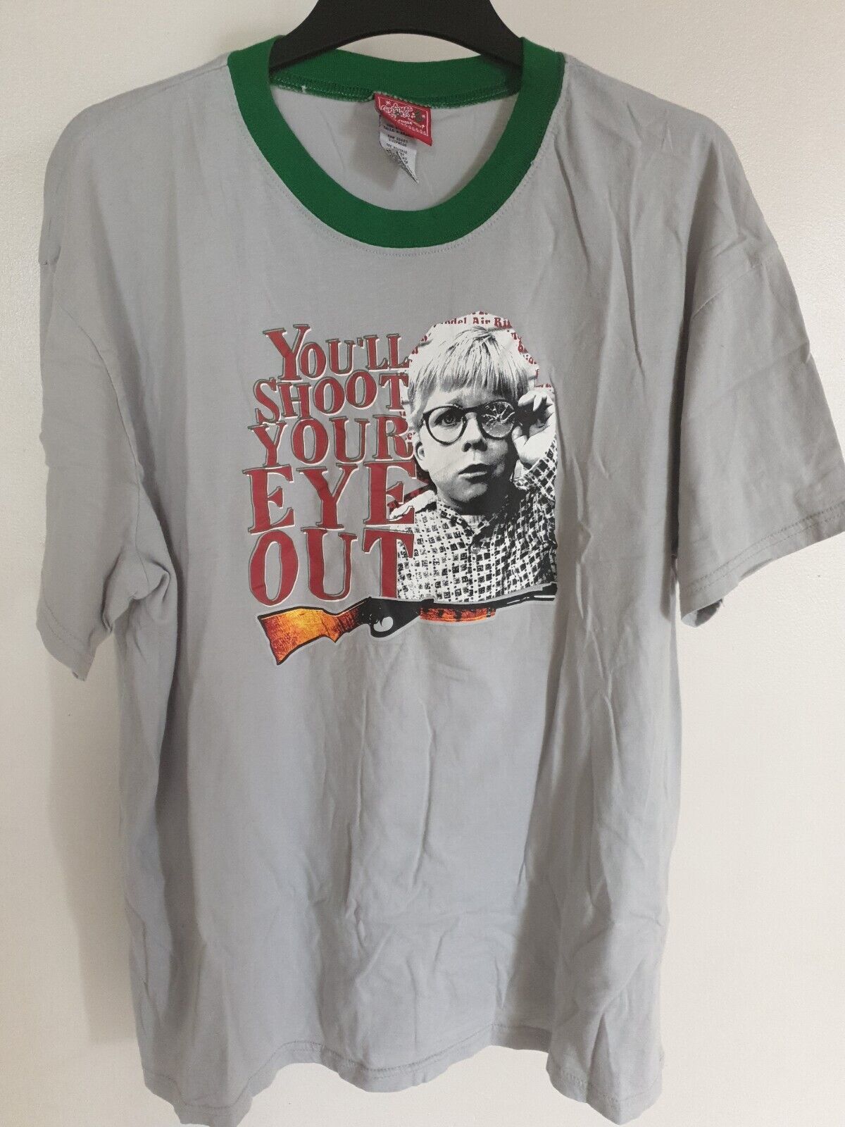 A Christmas Story Mens Tshirt Size XL Grey Ref DC4