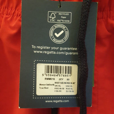 Regatta Mawson Swim Shorts True Red UkXL****Ref V360