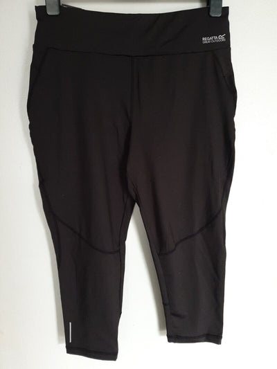 Regatta Highton Pro 3/4 Leggings Black Size 16****Ref V363