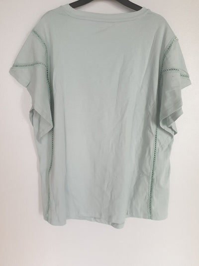 Womens Mint Green Tshirt UK 18 ****Ref V522