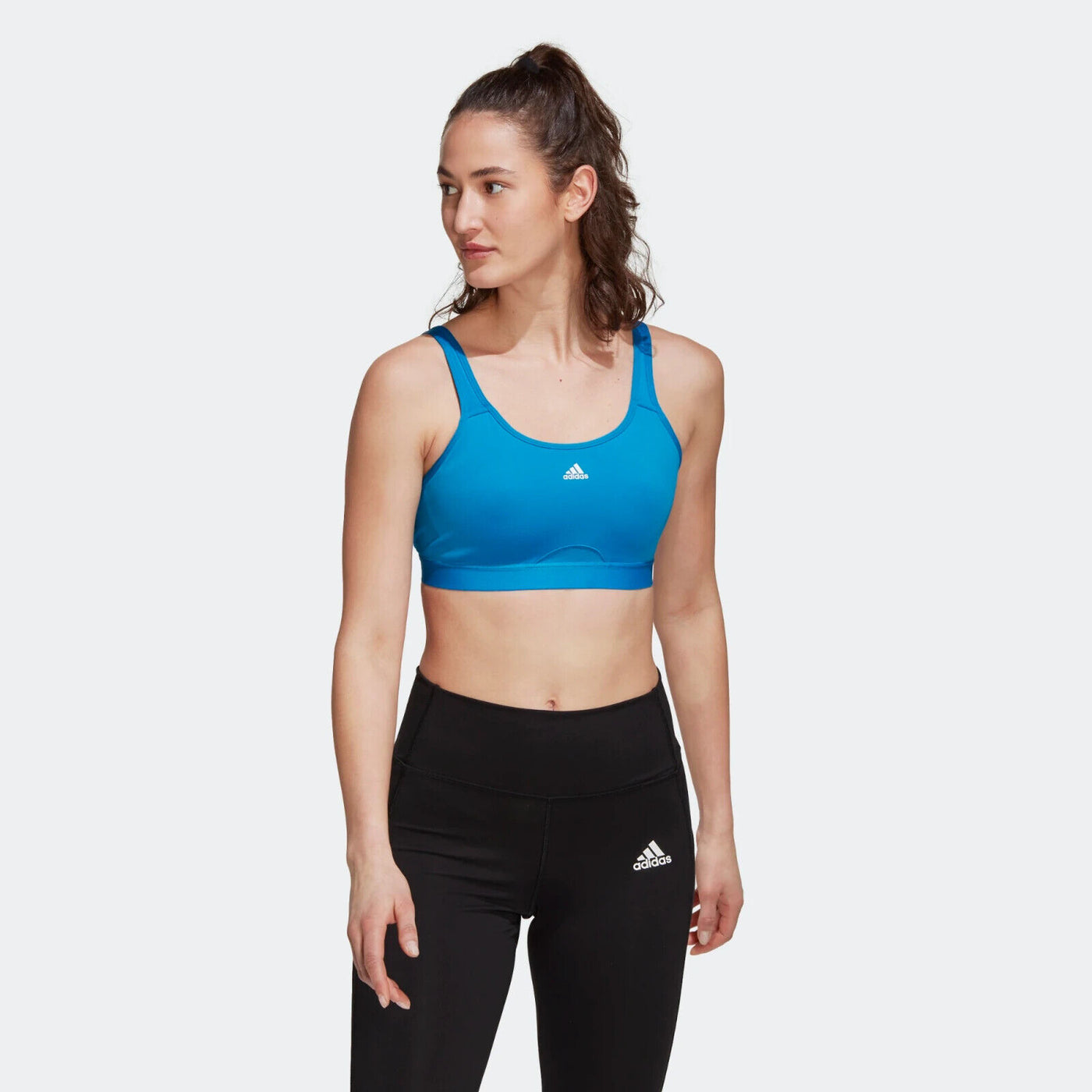 adidas TLRD Move Training High-Support Bra. Blue. UK M. ****V168