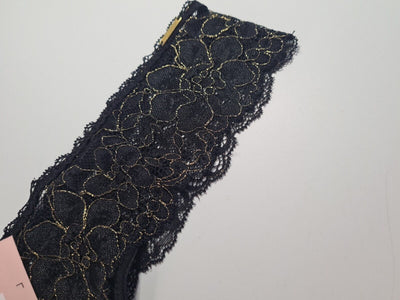 Boux Avenue Bea Black And Gold Thong Size 18 **** VA1