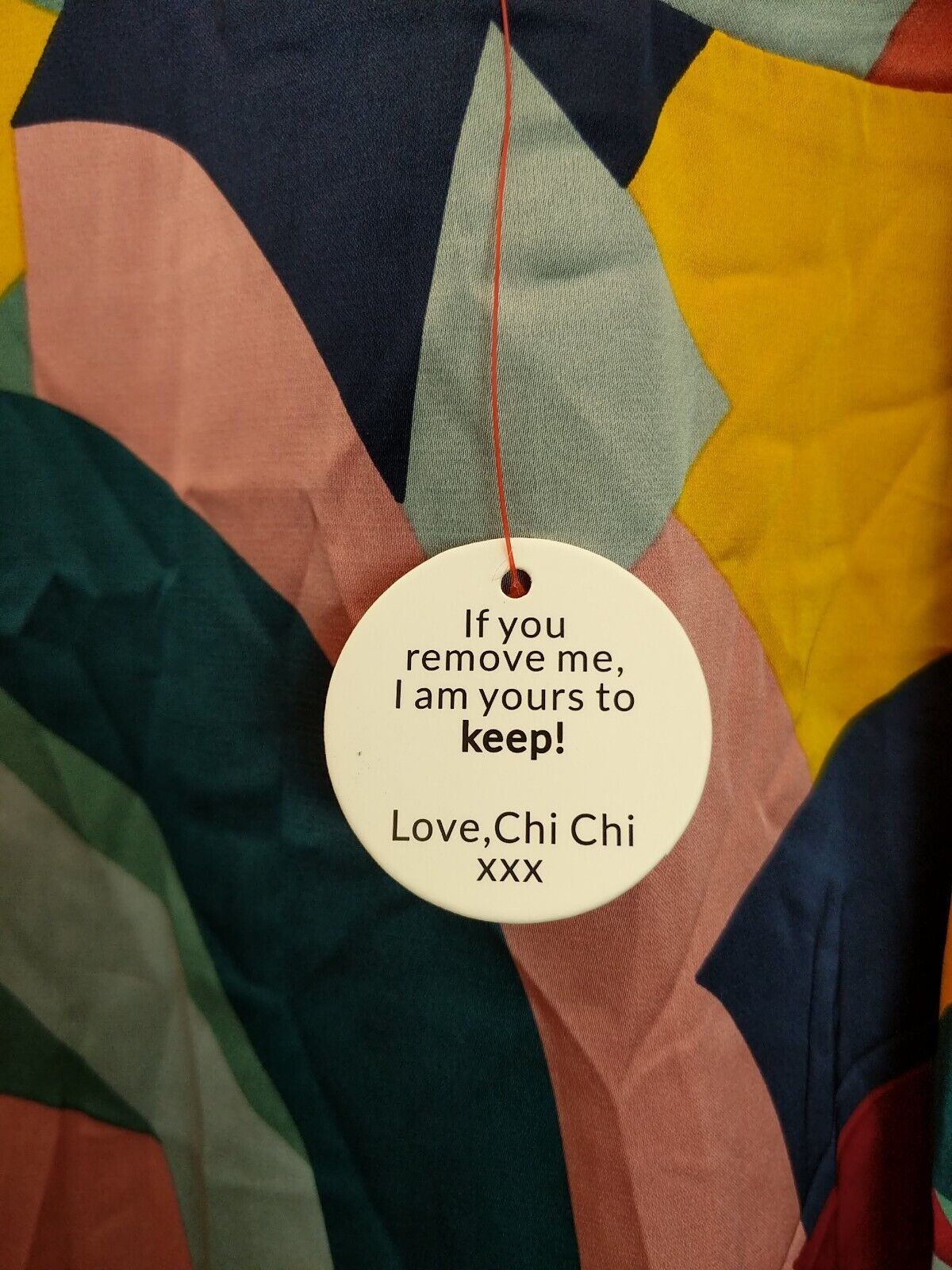 Chi Chi London Vneck Puff Sleeve Graphic Print Maxi Dress. UK 12. **** Ref V431