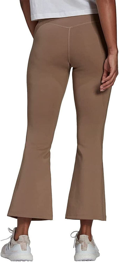 Adidas Women's Hyperglam Flared Trousers. Brown. UK L**** V188