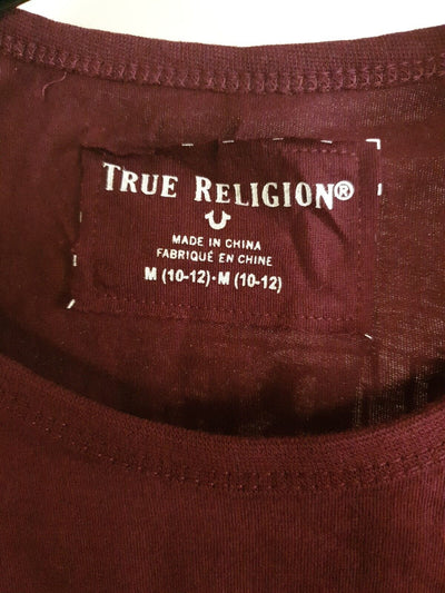 true religion Red Boys Tshirt Size M Ref K5