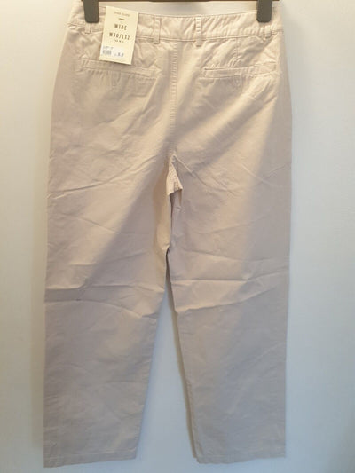 River Island Ecru Wide Trousers W30/L32****Ref V382