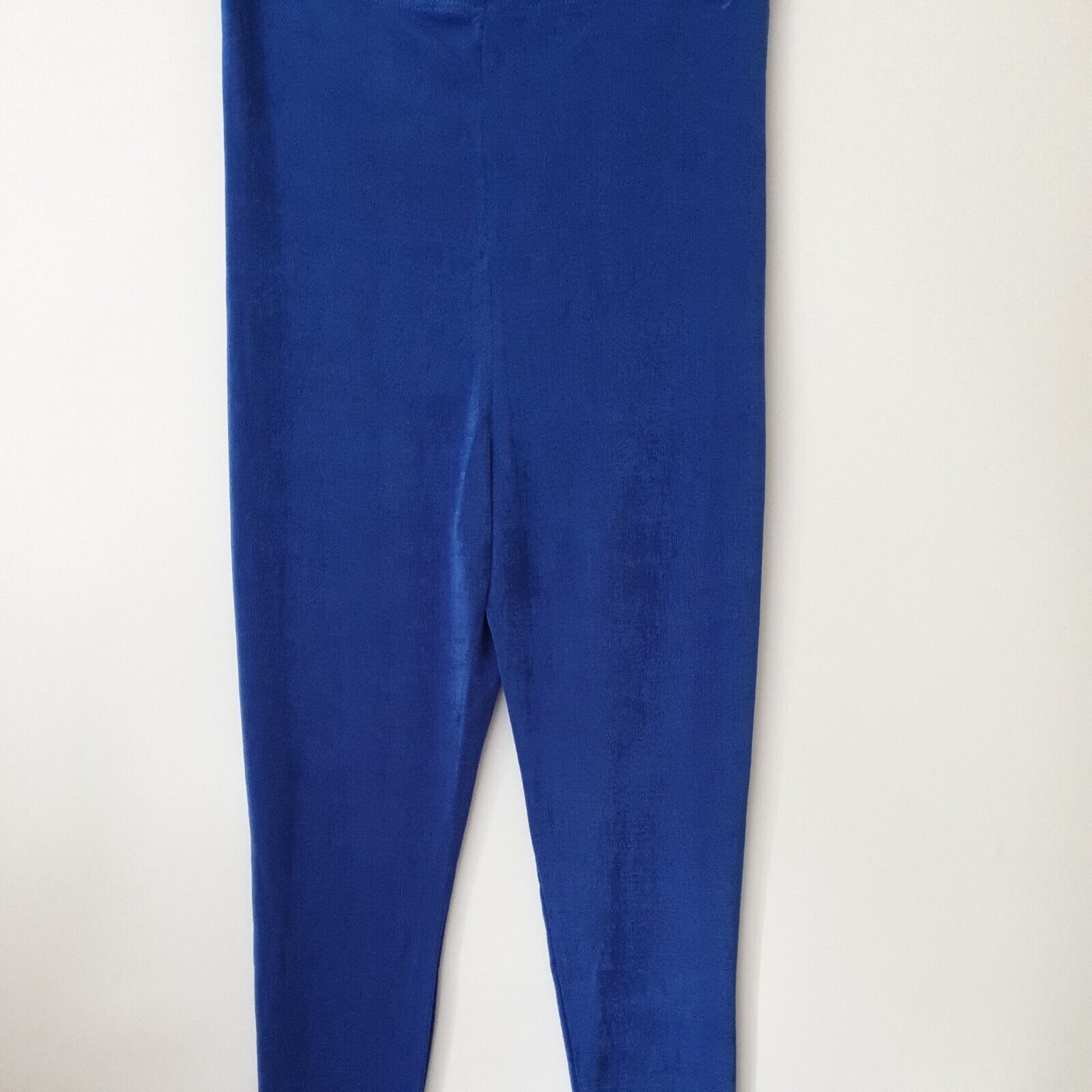 Yours Blue Curve Cobalt Blue Slinky Split Hem Leggings Size 18****Ref V26