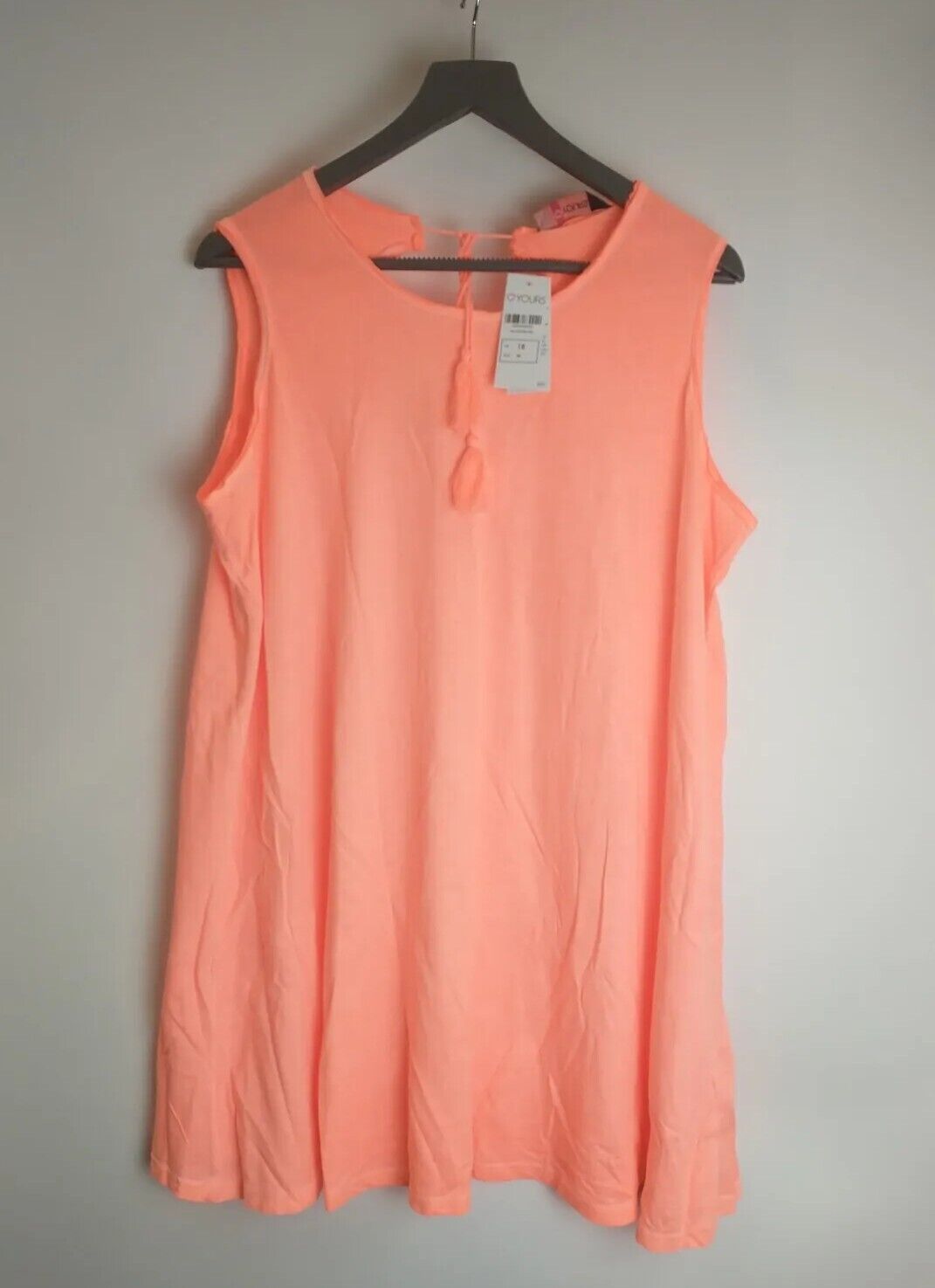 Yours Neon Orange Vest - UK 16 **** Ref V90