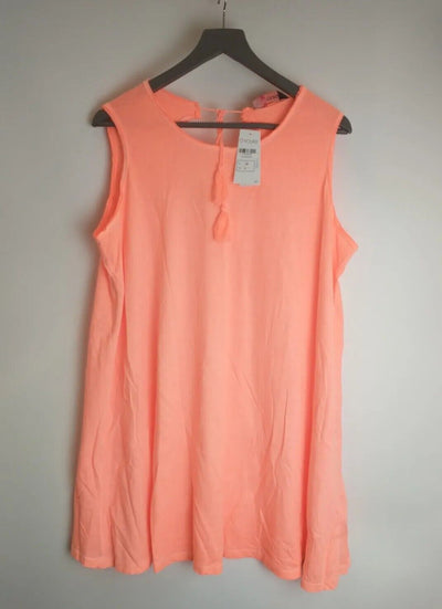 Yours Neon Orange Vest - UK 16 **** Ref V90