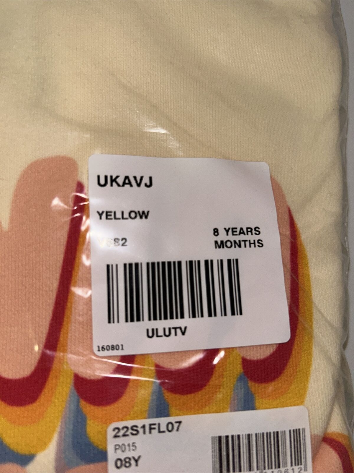 Sonia Rykiel Yellow Logo Sweatshirt. UK 8 Years **** Ref 215