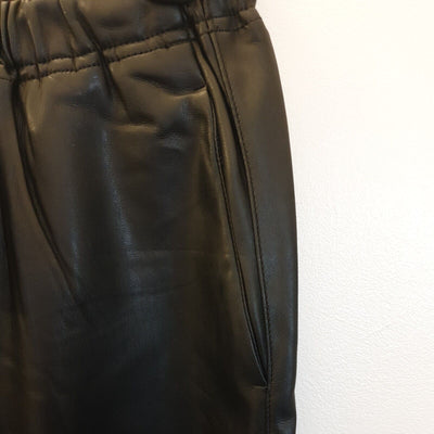 MNG Apple Faux Leather Look Trousers Black Uk6****Ref V236