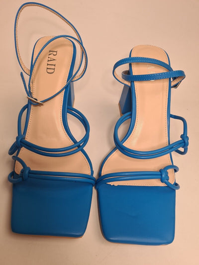 Raid Juliett Ankle Strap Sandals Blue. Women UK 8 **** VS3
