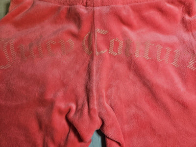 Juicy Couture Girls Velour Neon Pink Slim Jogger Size 3-4 Years **** V495
