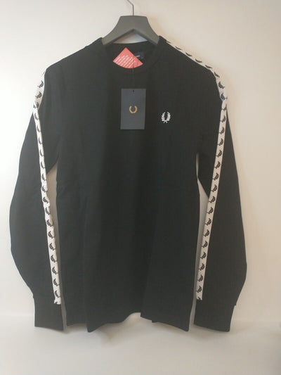 Fred Perry T-Shirt - Black. UK XS **** Ref VA1
