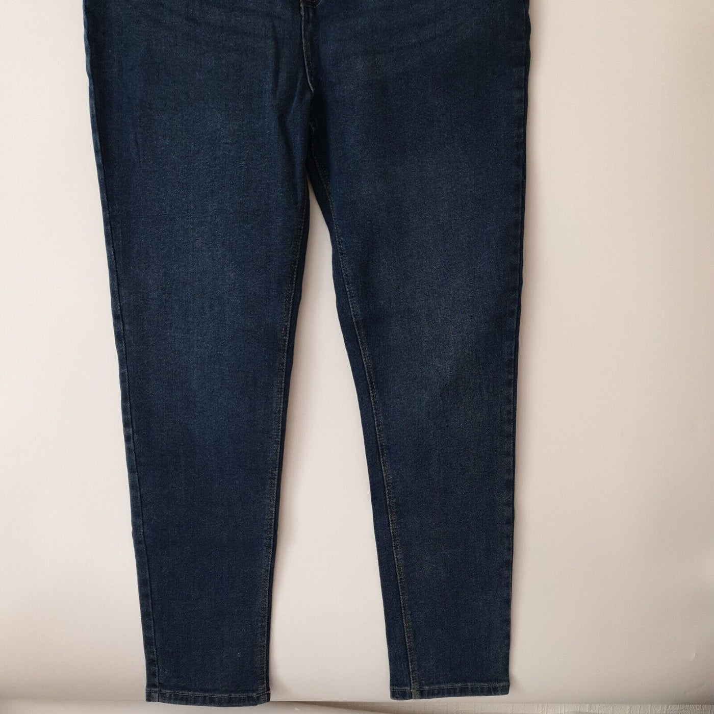 Missguided Classic Straight Leg Clean Wash Jeans Blue Uk12****Ref V191